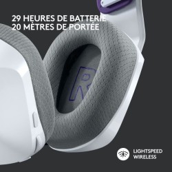 Casque gamer - Sans fil - Logitech G - G733 Lightspeed - PS5, PS4, PC,