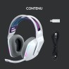 Casque gamer - Sans fil - Logitech G - G733 Lightspeed - PS5, PS4, PC,