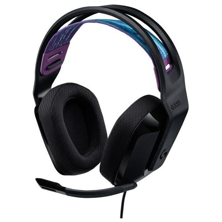 Casque gamer - Filaire - Logitech G - G335 - PS5, PS4, Xbox, Switch, PC - Noir Casque gamer - Filaire - Logitech G - G335 - PS5, PS4, Xbox, Switch, PC - Noir