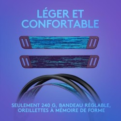 Casque gamer - Filaire - Logitech G - G335 - PS5, PS4, Xbox, Switch, P