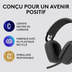 Casque - Sans fil - Logitech - Zone Vibe 100 - Bluetooth - Anti-parasi