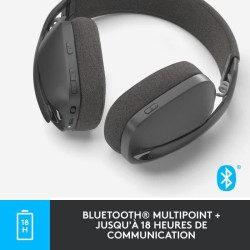 Casque - Sans fil - Logitech - Zone Vibe 100 - Bluetooth - Anti-parasi