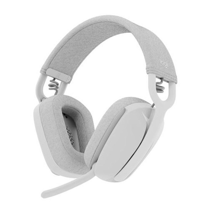 Casque - Sans fil - Logitech - Zone Vibe 100 - Bluetooth - Anti-parasite - Blanc