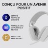 Casque - Sans fil - Logitech - Zone Vibe 100 - Bluetooth - Anti-parasi