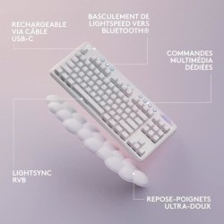 Clavier gamer - Filaire - Logitech G - G715 - AZERTY - Mécanique - Sw