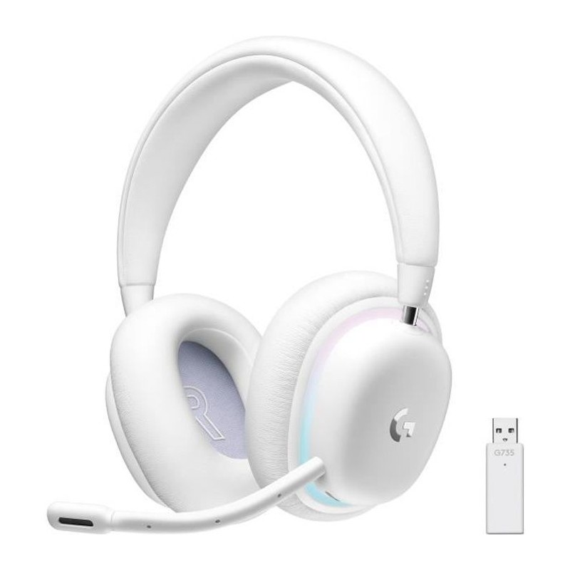 Casque Gamer - Sans fil - Logitech G - G735 Lightspeed - RVB - Micro a Casque Gamer - Sans fil - Logitech G - G735 Lightspeed - RVB - Micro a