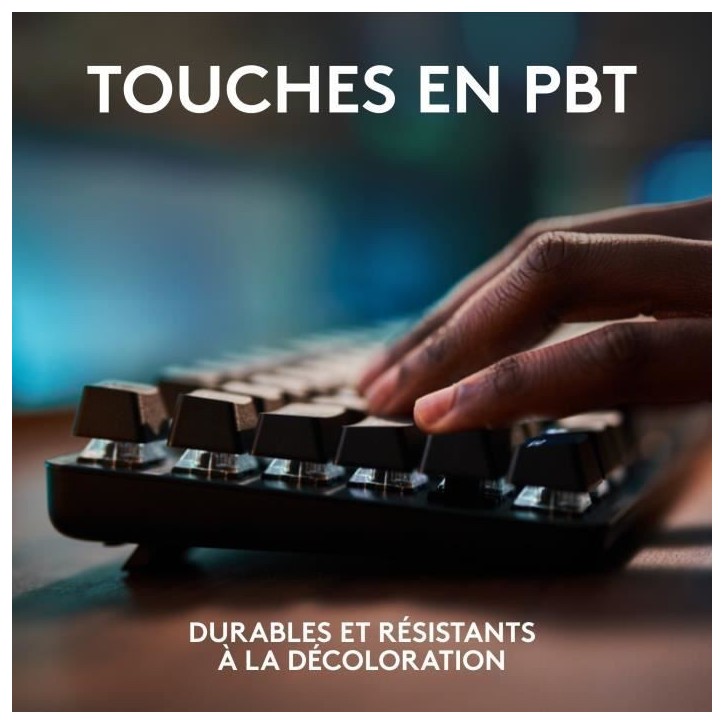 Clavier gamer - Filaire - Logitech G - G413 TKL SE - AZERTY - Rétroéclairé - Noir Clavier gamer - Filaire - Logitech G - G413 TKL SE - AZERTY - Rétroéclairé - Noir