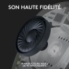 Casque gamer - Sans fil - Logitech G - G435 Lightspeed - Noir
