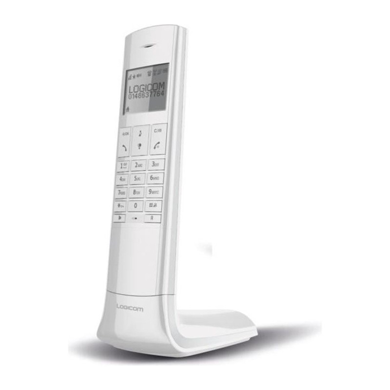 Logicom Luxia 150 Solo Téléphone Sans Fil Sans Répondeur Blanc Gris Logicom Luxia 150 Solo Téléphone Sans Fil Sans Répondeur Blanc Gris