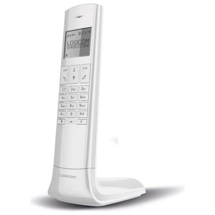 Logicom Luxia 150 Solo Téléphone Sans Fil Sans Répondeur Blanc Gris Logicom Luxia 150 Solo Téléphone Sans Fil Sans Répondeur Blanc Gris