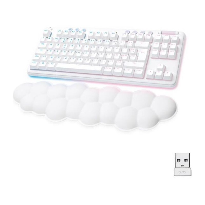 Clavier gamer - Sans fil - Logitech G - G715 - AZERTY - Mécanique - S Clavier gamer - Sans fil - Logitech G - G715 - AZERTY - Mécanique - S