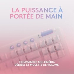 Clavier gamer - Sans fil - Logitech G - G715 - AZERTY - Mécanique - S