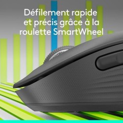 Souris - Sans fil - Logitech - Signature M650 - Graphite - Droitier