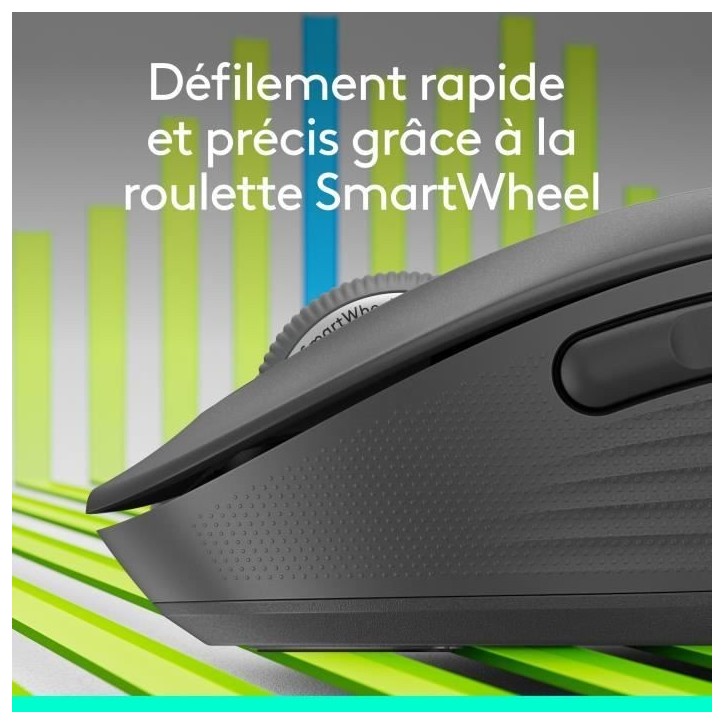 Souris - Sans fil - Logitech - Signature M650 - Graphite - Droitier Souris - Sans fil - Logitech - Signature M650 - Graphite - Droitier