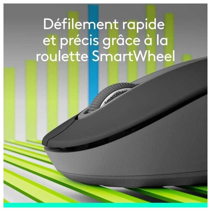 Souris - Sans fil - Logitech - Signature M650 L - Graphite - Gaucher Souris - Sans fil - Logitech - Signature M650 L - Graphite - Gaucher