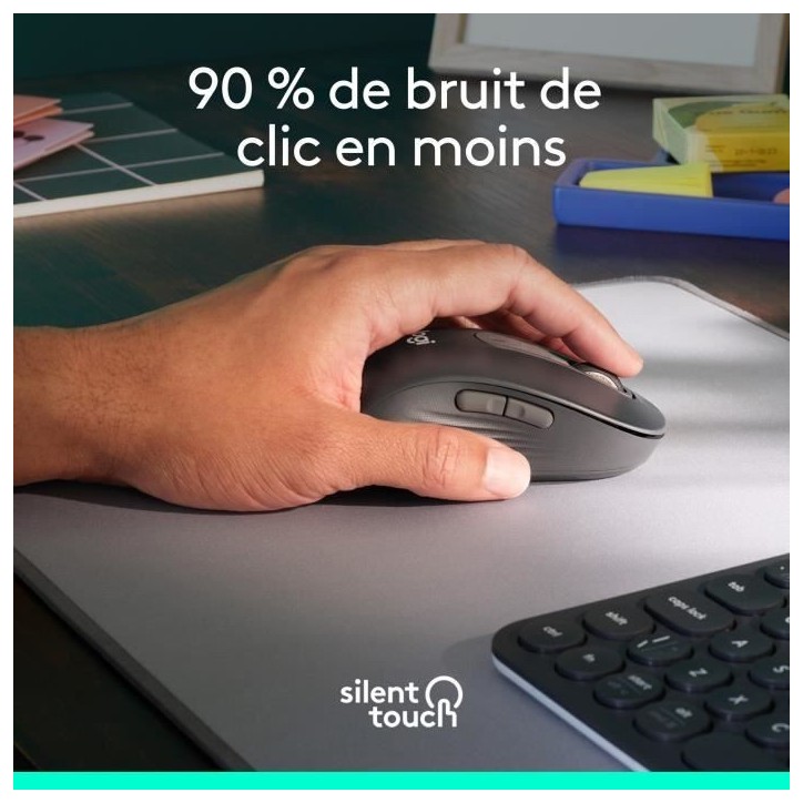Souris - Sans fil - Logitech - Signature M650 L - Graphite - Gaucher Souris - Sans fil - Logitech - Signature M650 L - Graphite - Gaucher
