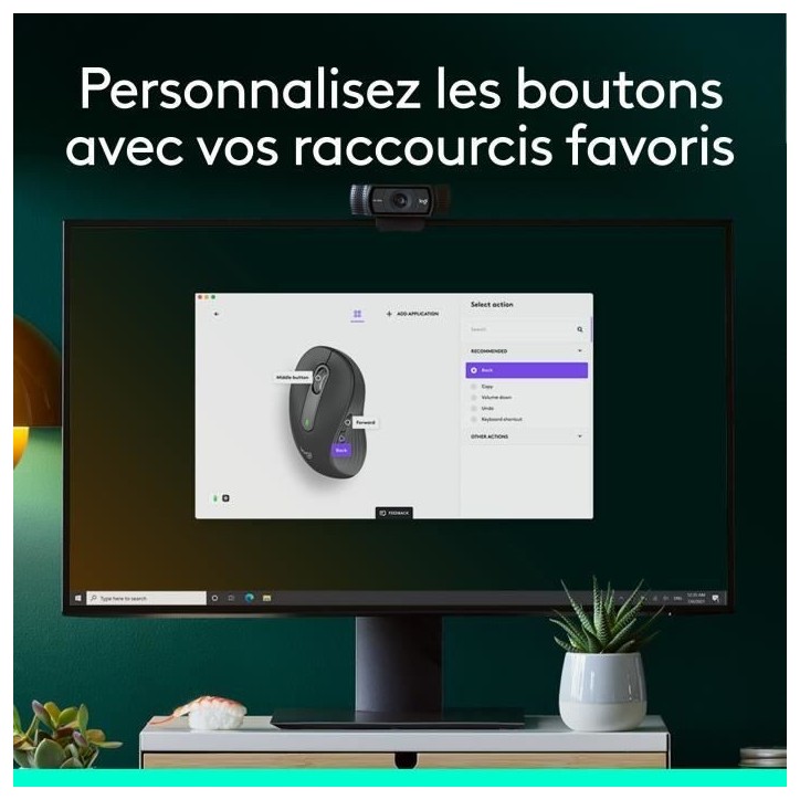 Souris - Sans fil - Logitech - Signature M650 L - Graphite - Gaucher Souris - Sans fil - Logitech - Signature M650 L - Graphite - Gaucher