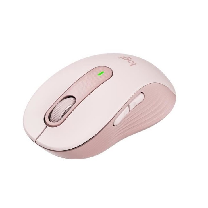 Souris - Sans fil - Logitech - Signature M650 - Rose - Droitier