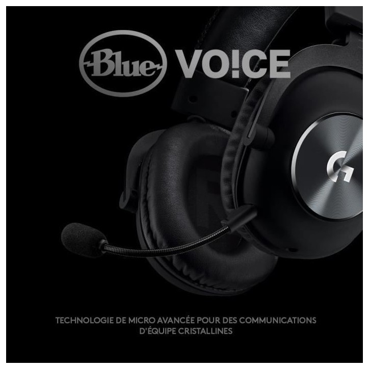 Casque gamer - Filaire - Logitech G - Pro X - USB - PC - Noir Casque gamer - Filaire - Logitech G - Pro X - USB - PC - Noir