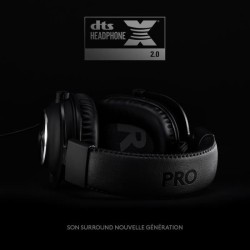 Casque gamer - Filaire - Logitech G - Pro X - USB - PC - Noir