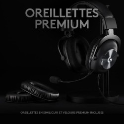 Casque gamer - Filaire - Logitech G - Pro X - USB - PC - Noir