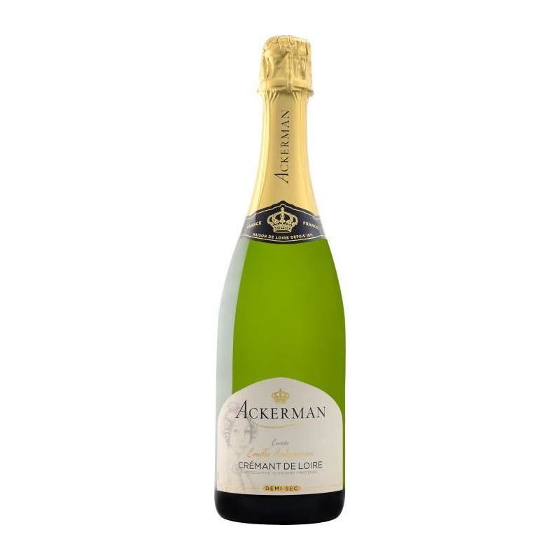 Emilie Ackerman Crémant de Loire Blanc Demi sec Emilie Ackerman Crémant de Loire Blanc Demi sec