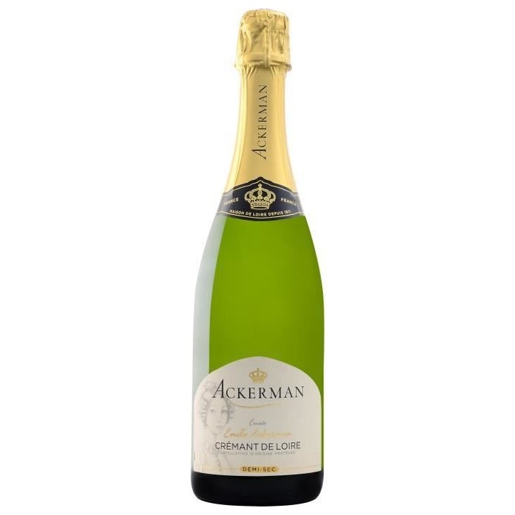 Emilie Ackerman Crémant de Loire Blanc Demi sec