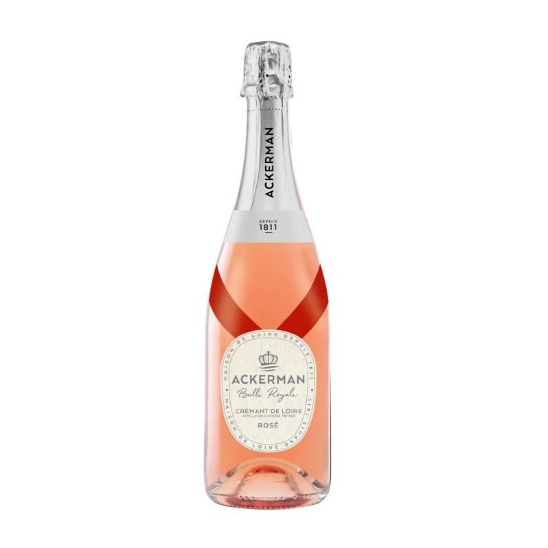 Ackerman Bulle Royale Rosé - Crémant de Loire Rosé - 75cl Ackerman Bulle Royale Rosé - Crémant de Loire Rosé - 75cl
