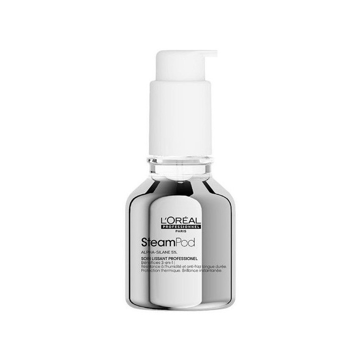 Soin Lissant Professionnel pour Steampod L'Oréal Professionnel - Soin thermo-protecteur enrichi en Alpha-silane -50ml Soin Lissant Professionnel pour Steampod L'Oréal Professionnel - Soin thermo-protecteur enrichi en Alpha-silane -50ml