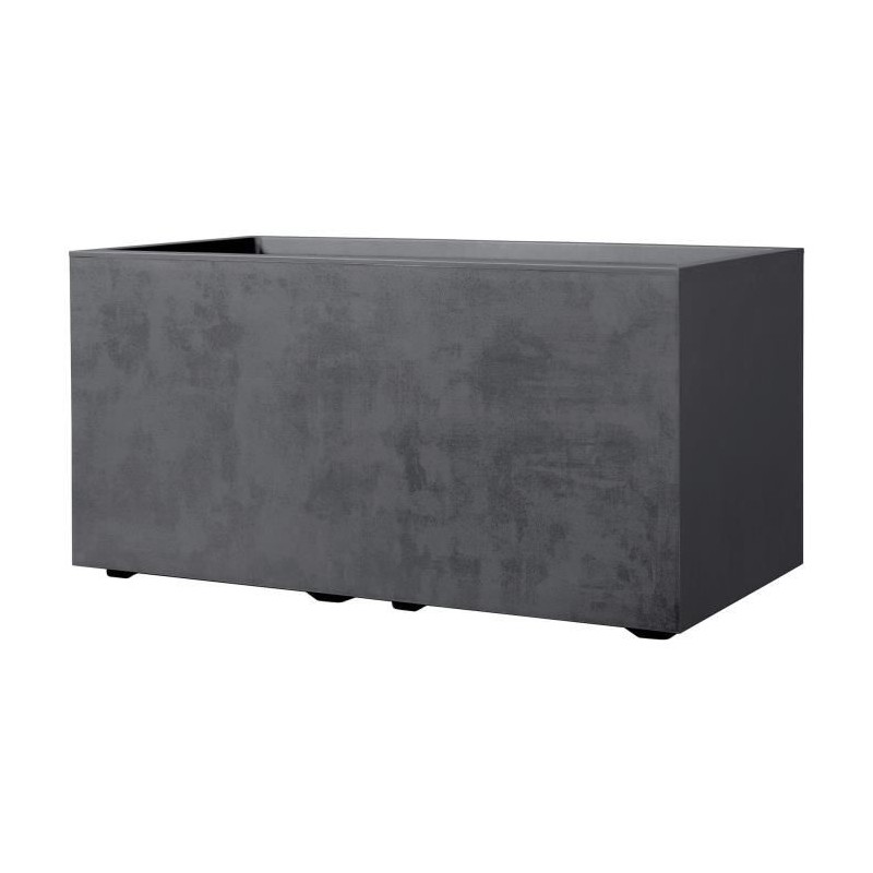 DEROMA Jardiniere Muret Millennium R - 78,5x39 x H39,1 cm - Anthracite DEROMA Jardiniere Muret Millennium R - 78,5x39 x H39,1 cm - Anthracite