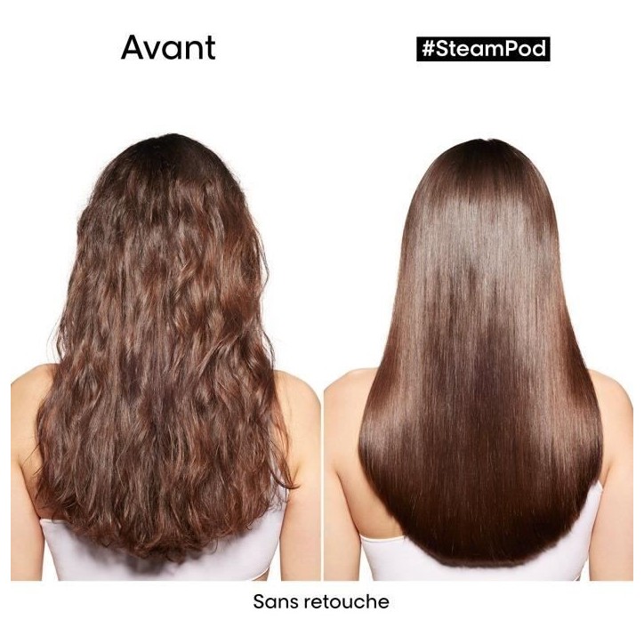 SteamPod 4 - Lisseur boucleur vapeur professionnel - L'OREAL PROFESSIONNEL - 3 Températures - Outil + Soin Lissant Concentré