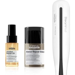 Lisseur vapeur + 2 soins - L'OREAL - Steampod 3.0 X Huile Absolut Repa