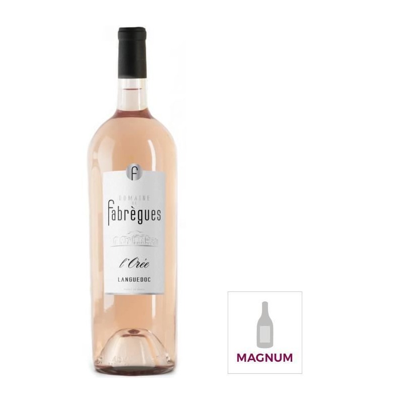 Magnum Domaine de Fabregues L'Orée Languedoc - Vin rosé de Languedoc Magnum Domaine de Fabregues L'Orée Languedoc - Vin rosé de Languedoc
