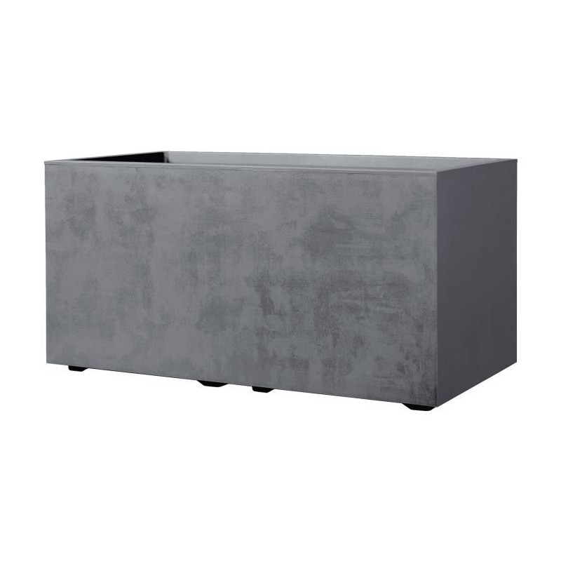 DEROMA Jardiniere Muret Millennium R - Ashgrey - 78,5x39 x h39,1 cm - DEROMA Jardiniere Muret Millennium R - Ashgrey - 78,5x39 x h39,1 cm -