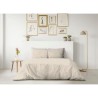 PARURE DE COUETTE LOVELY HOME - 220x240 cm - 100% COTON - BEIGE IVOIRE