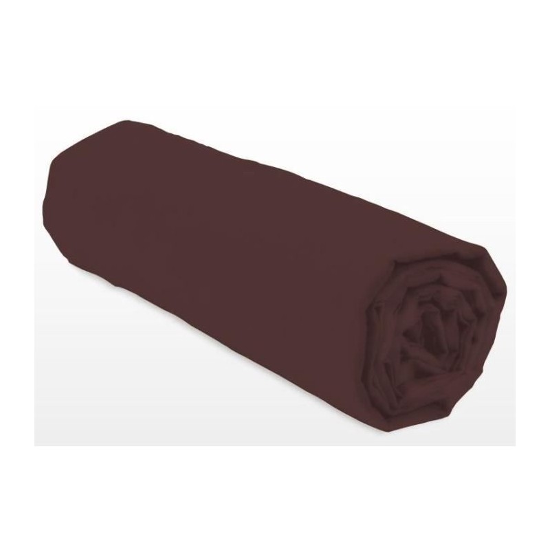 Drap-housse - LOVELY HOME - LH71591 - 180x200+35 cm - Marron Drap-housse - LOVELY HOME - LH71591 - 180x200+35 cm - Marron
