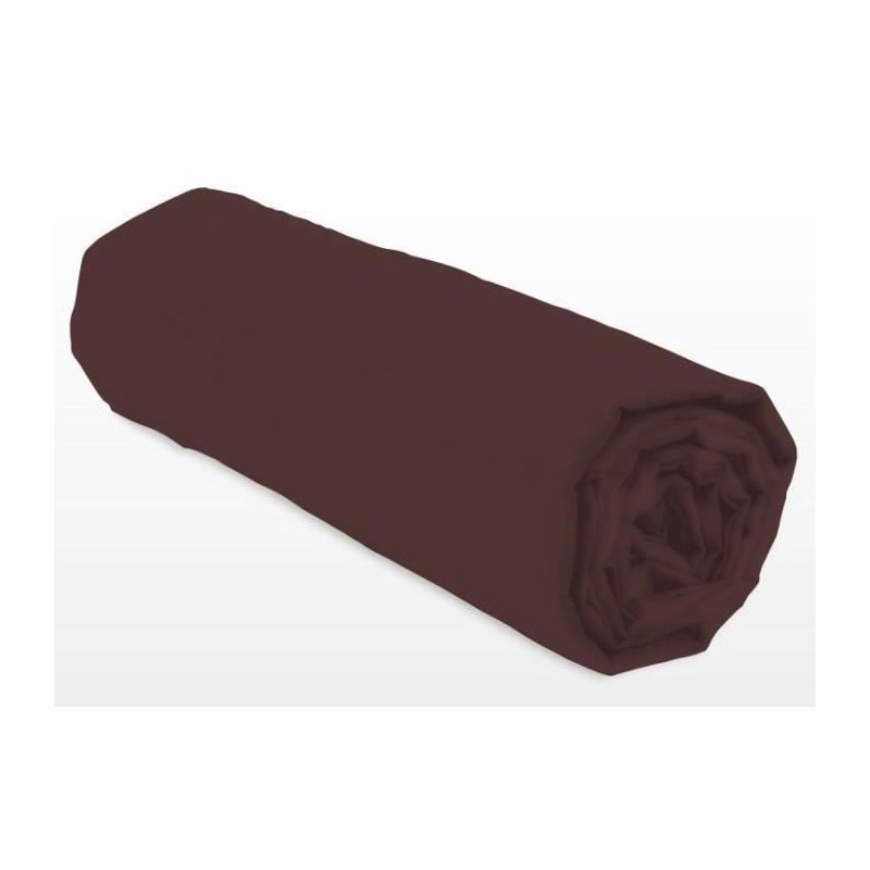 Drap-housse - LOVELY HOME - LH71592 - 160x200+35 cm - Marron Drap-housse - LOVELY HOME - LH71592 - 160x200+35 cm - Marron