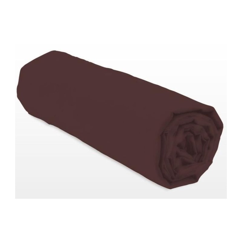 Drap-housse - LOVELY HOME - LH71596 - 140x190+30 cm - Marron Drap-housse - LOVELY HOME - LH71596 - 140x190+30 cm - Marron
