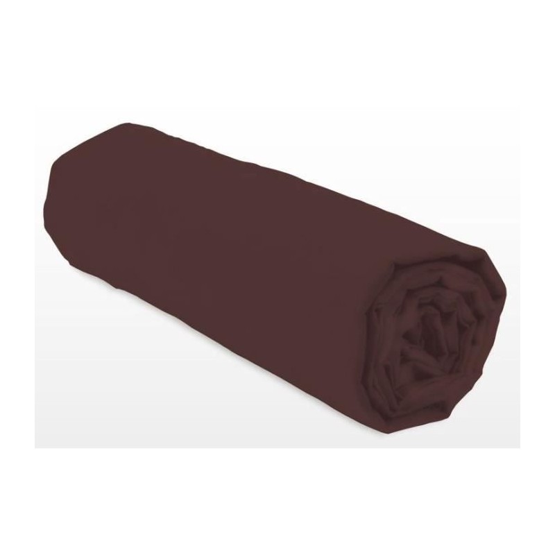 Drap-housse - LOVELY HOME - LH71597 - 90x190+30 cm - Marron Drap-housse - LOVELY HOME - LH71597 - 90x190+30 cm - Marron