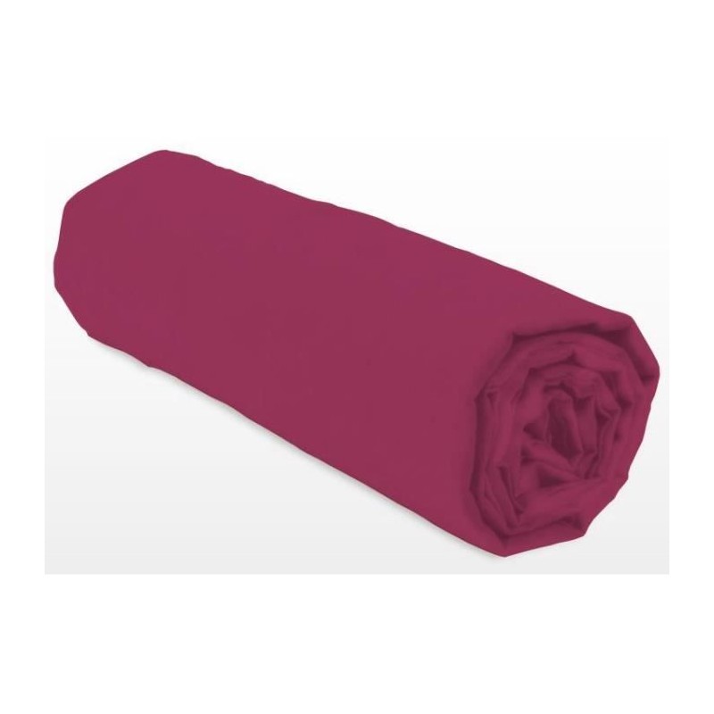 Drap-housse - LOVELY HOME - LH71607 - 180x200+35 cm - Fuchsia Drap-housse - LOVELY HOME - LH71607 - 180x200+35 cm - Fuchsia