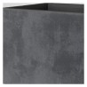 DEROMA Jardiniere Muret Millennium R - 59x25 x H25 cm - Anthracite - A