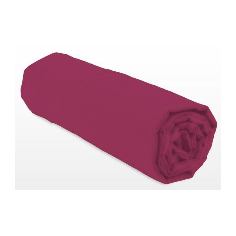 Drap-housse - LOVELY HOME - LH71613 - 90x190+30 cm - Fuchsia Drap-housse - LOVELY HOME - LH71613 - 90x190+30 cm - Fuchsia