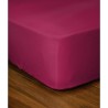 Drap-housse - LOVELY HOME - LH71615 - 160x200+25 cm - Fuchsia
