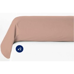 Lot de 2 taies de traversin - LOVELY HOME - LH71618 - 85 x 185 cm - Ro