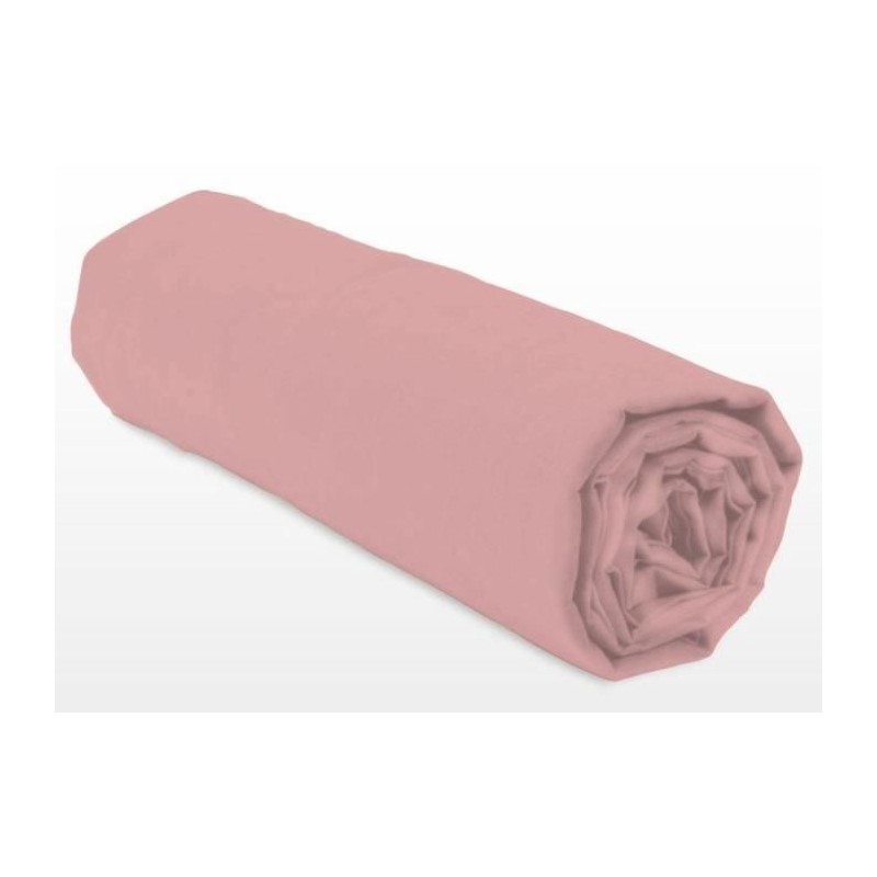 Drap-housse - LOVELY HOME - LH71631 - 160x200+25 cm - Rose Drap-housse - LOVELY HOME - LH71631 - 160x200+25 cm - Rose