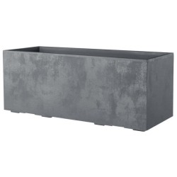 DEROMA Jardiniere Muret Millennium R - Ashgrey - 99 x h39 cm - A rése