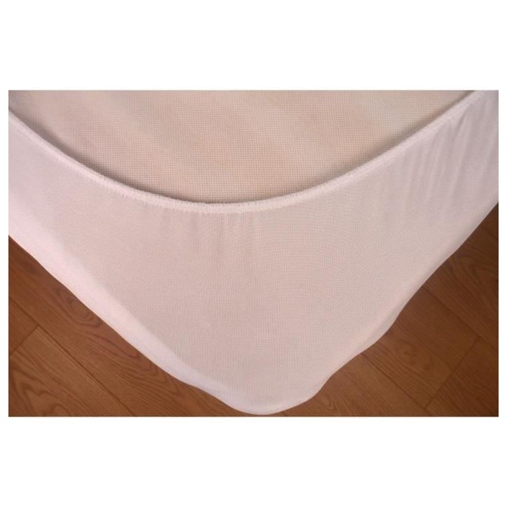 Protege-matelas - 140 x 190 cm x 25 cm - 100% Coton - 170 G/M2 - LOVELY HOME