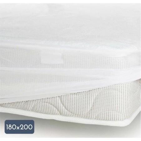 Protege-matelas - 180 x 200 cm x 25 cm - 100% Coton - 170 G/M2 - LOVEL