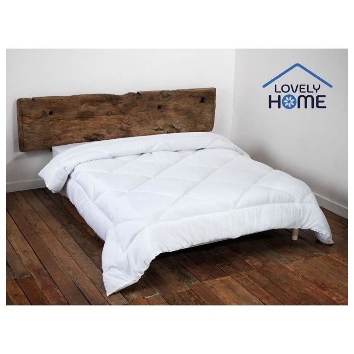 Couette 240 x 260 cm - LOVELY HOME - Légere - 280 g/m² - Anti-acariens - 2 personnes - Blanc Couette 240 x 260 cm - LOVELY HOME - Légere - 280 g/m² - Anti-acariens - 2 personnes - Blanc