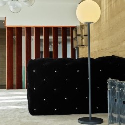 Lampadaire lumineux - LUMISKY - LUNY TALL - H150 cm - Pied métal desi